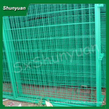 Dark Green PVC coated welded wire fence